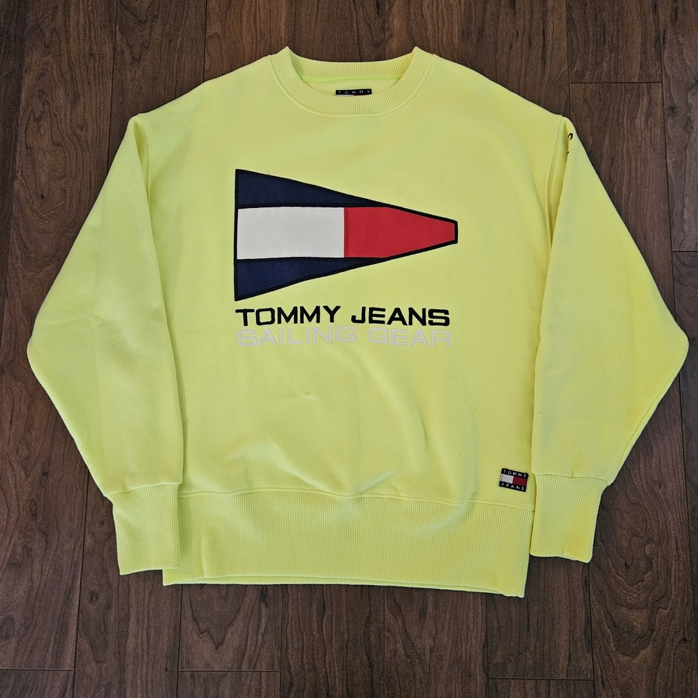 Vintage Tommy Hilfiger Sweater Mens Small Tommy Jeans Sailing Gear
